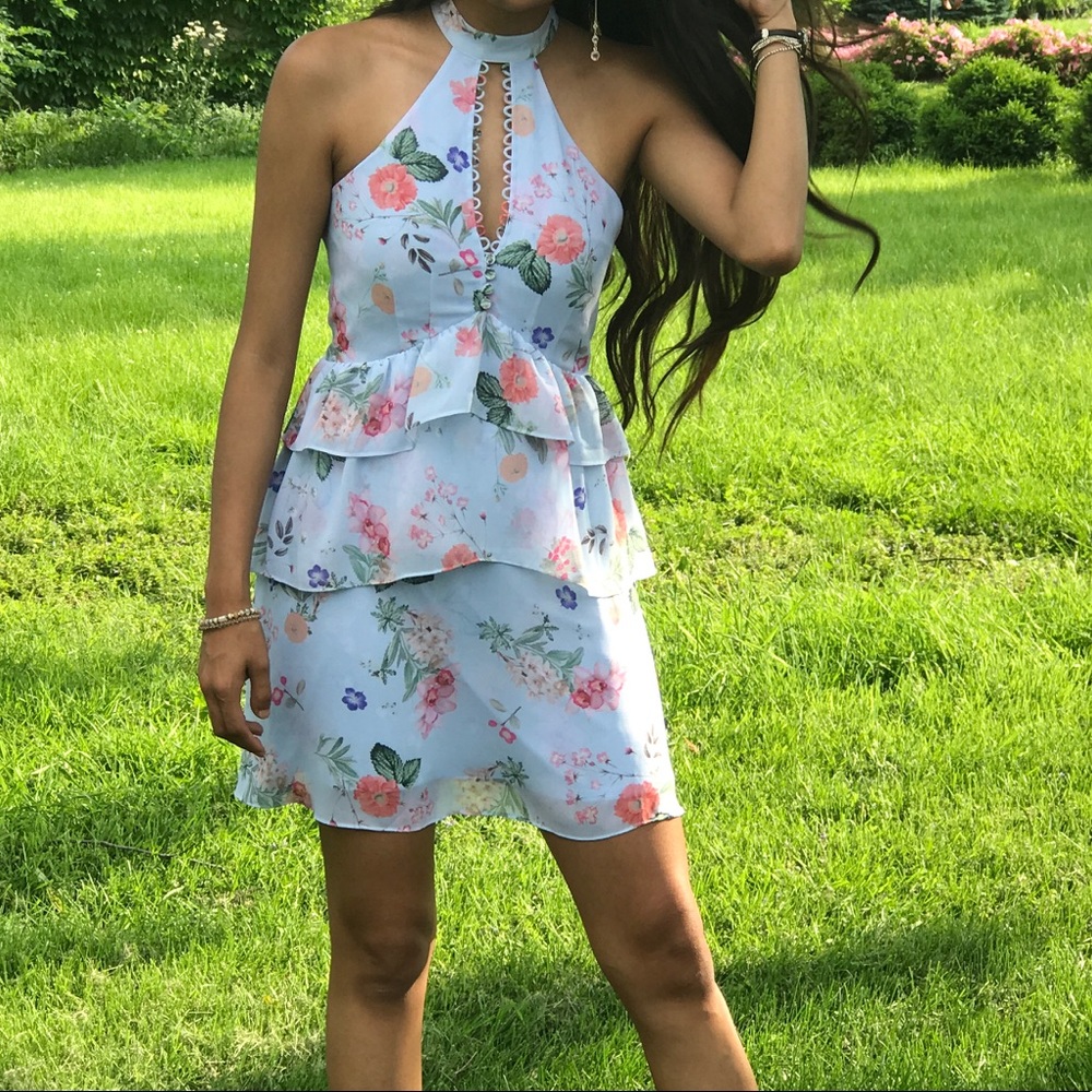 FloraL Chocker Dress