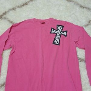 Long sleeve cross tshirt