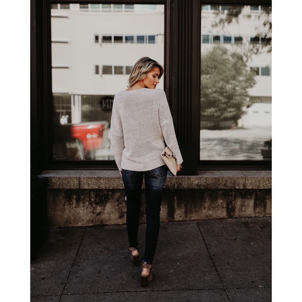 >>LAST<< Joann Long Sleeve Overlap Sweater - Picture 4 of 5