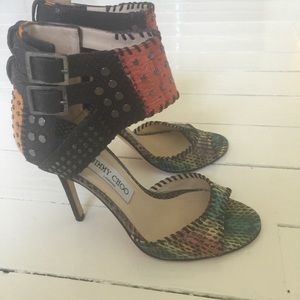 Jimmy Choo Zack Orange heels size 38