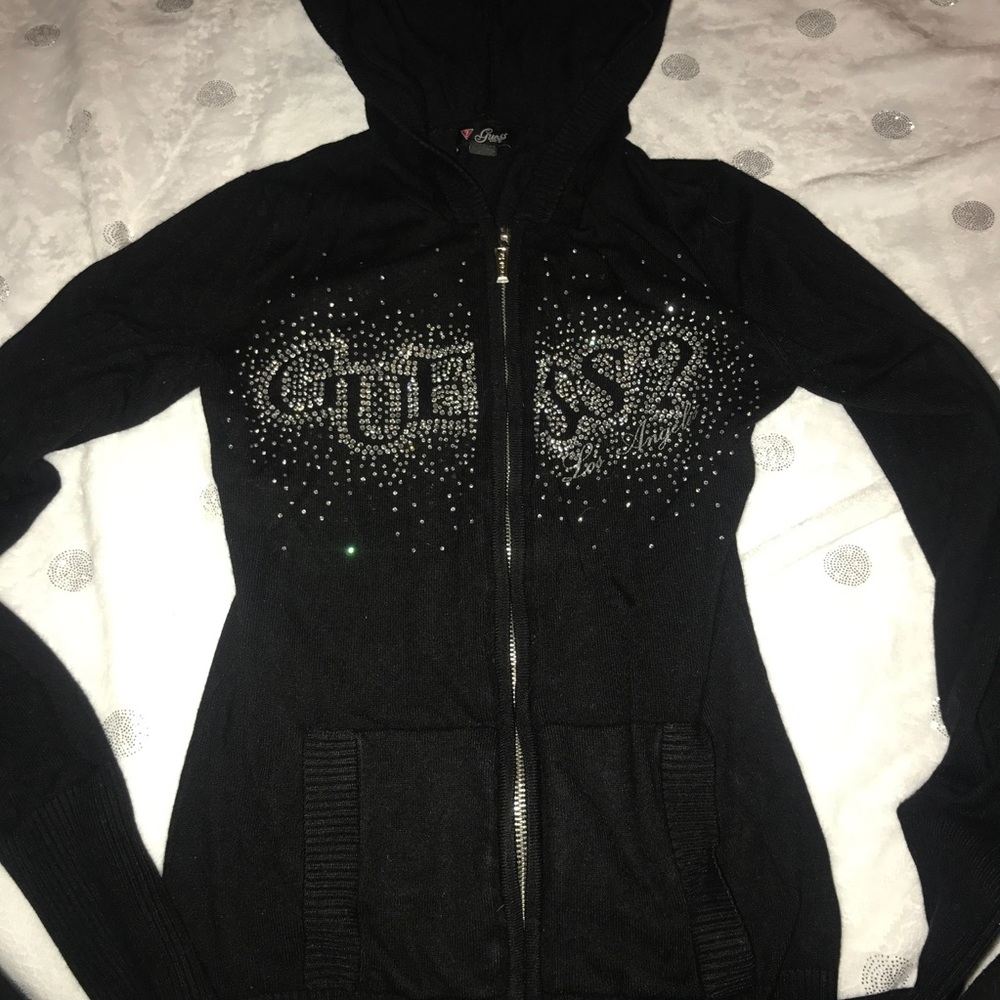 Guess Zip Up Hoodie