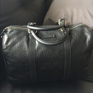 Gucci Boston Bag GG logo