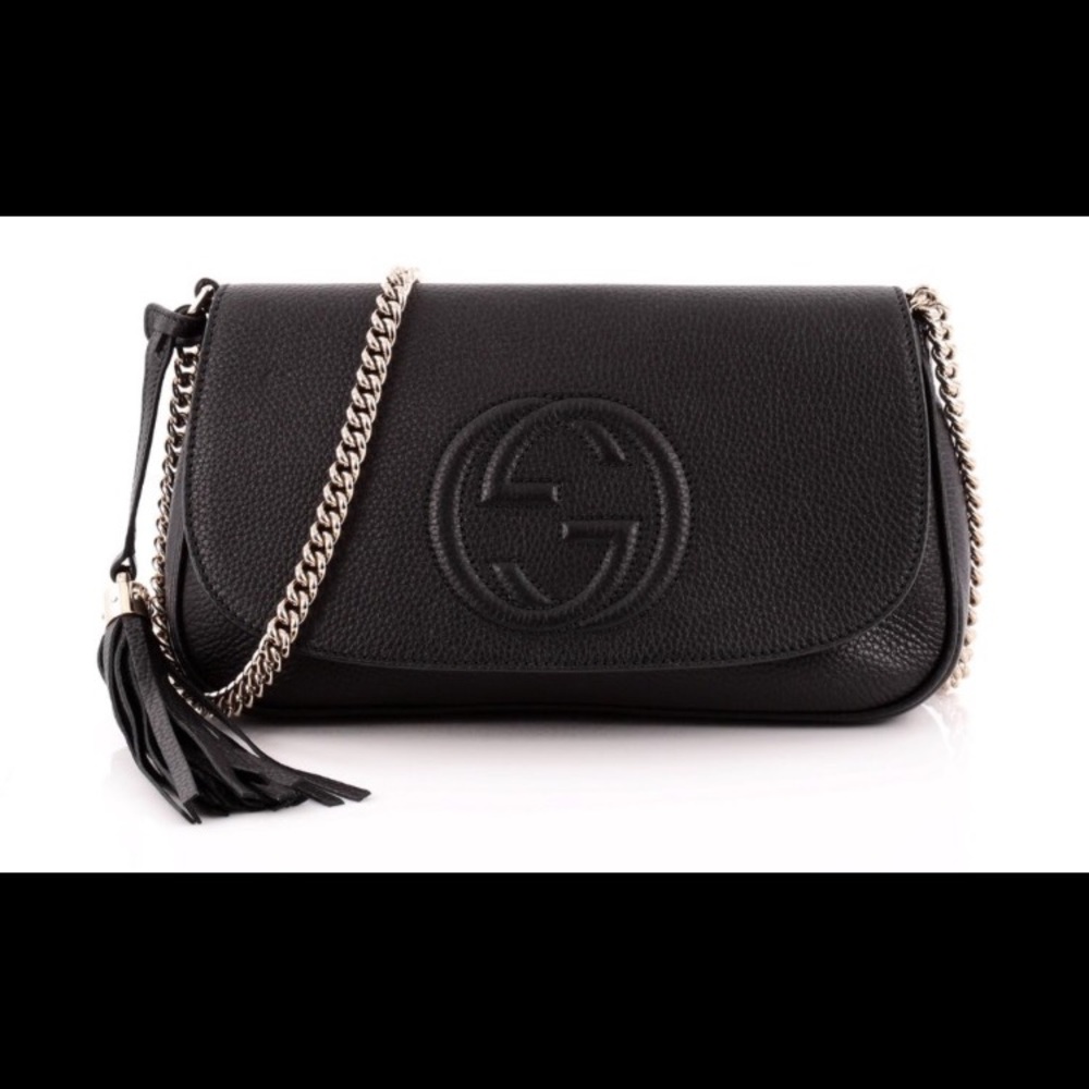 Gucci soho crossbody chain bag like new