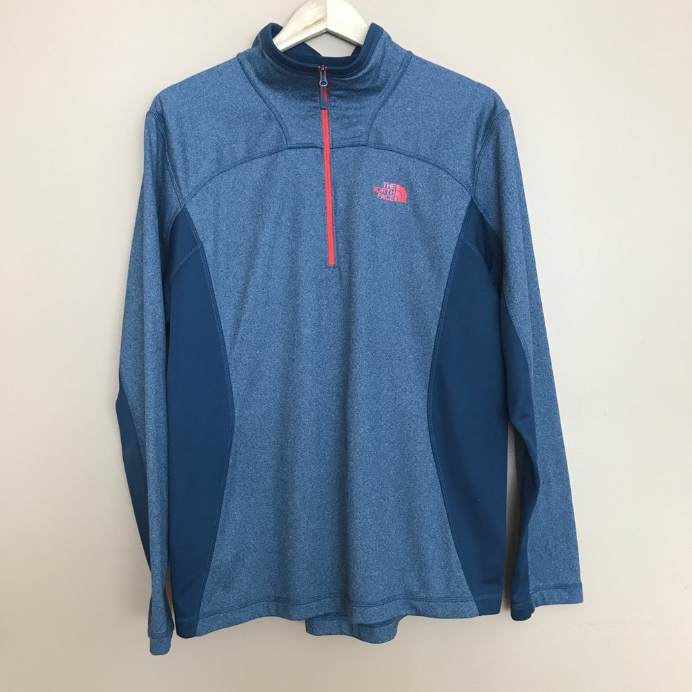 The North Face Navy Blue Quarter Zip Pull Over