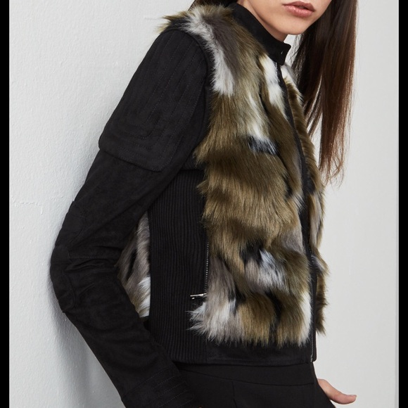 BCBG Faux Fur Dimitri Jacket - Picture 3 of 8