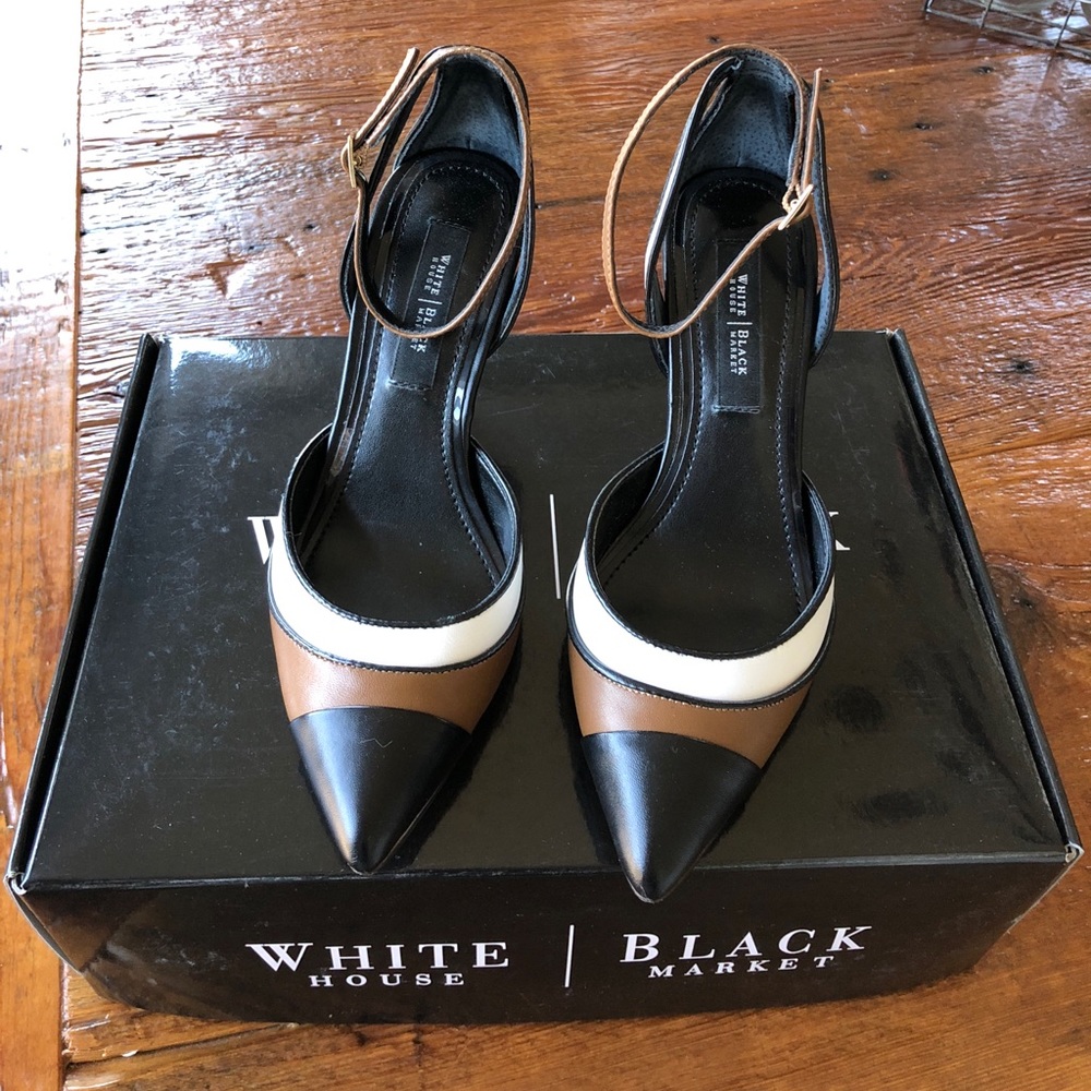 WHBM heels. EUC...only worn once! SIZE 5.5