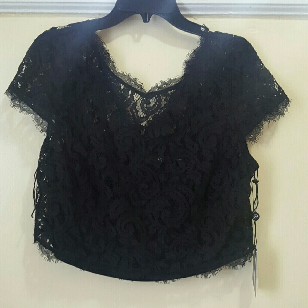 Adrianna papell  cropped top