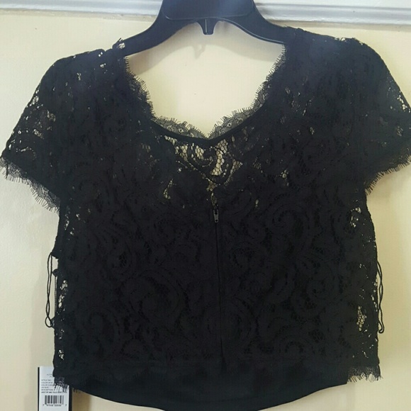 Adrianna papell  cropped top - Picture 2 of 3