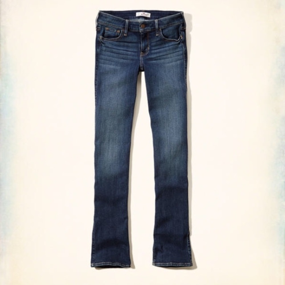 Stretch Low Rise Boot Cut Jeans