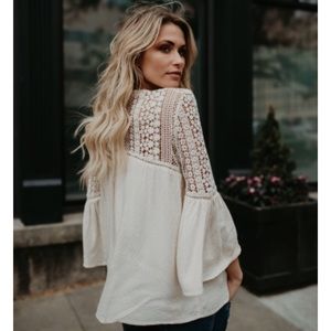 Du Jour Crochet Blouse from Vici