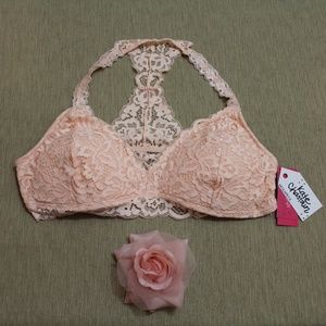 NEW Light Pink Floral Bralette