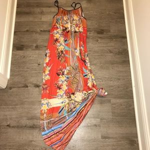 Anthropologie floral maxi dress