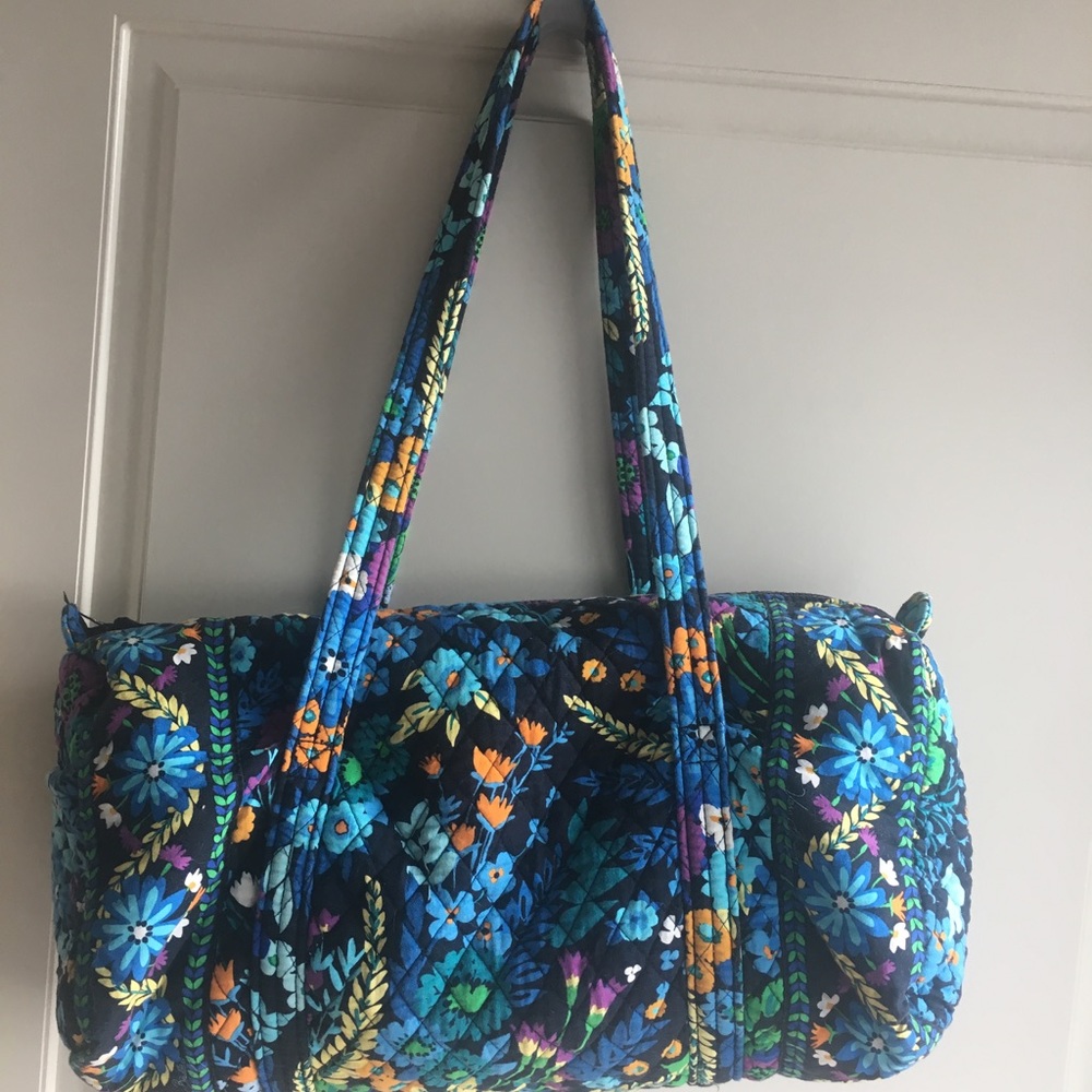 Vera Bradley small duffle bag in Midnight Blues.