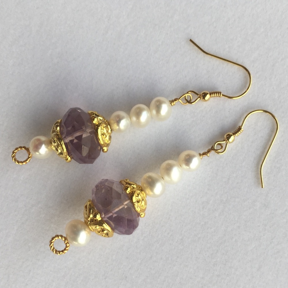 Grace & Viola semi-precious earrings