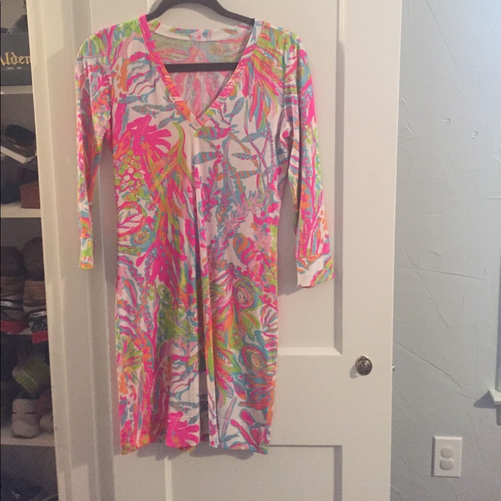 Lilly Pulitzer 3/4 sleeve dress size XS