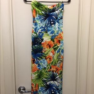 Floral midi dress from Fashionnova
