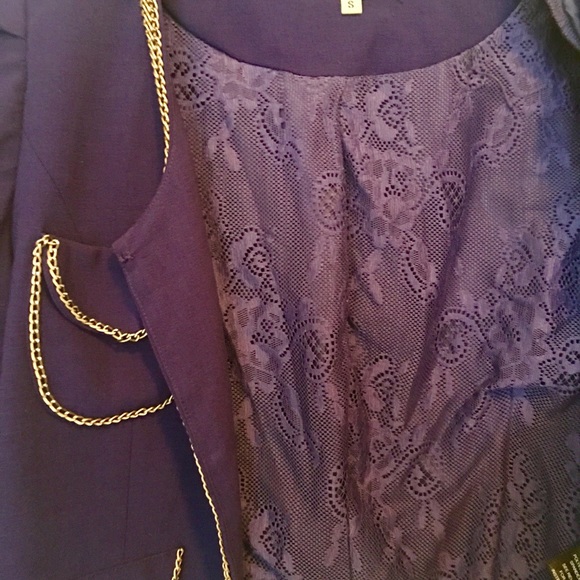 🍑🍑🍑 VINTAGE cropped embroidered jacket - Picture 4 of 4