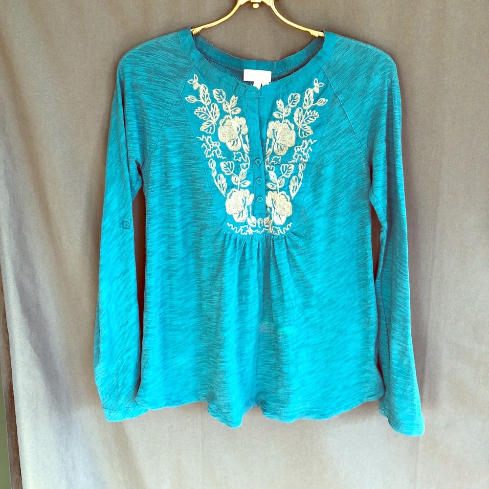 ANTHROPOLOGIE Meadow & Rue boho knit top
