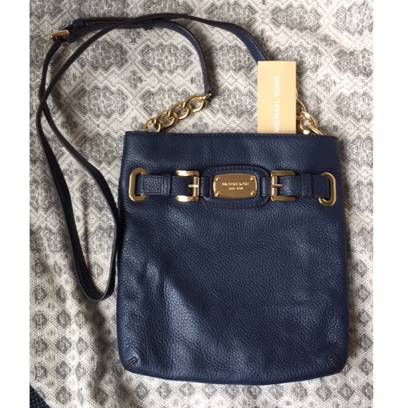 KORS Michael Kors Handbags - NWT Michael Kors Navy Blue Crossbody