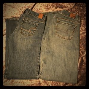 2 Pr AE Favorite Boyfriend Jeans 4R