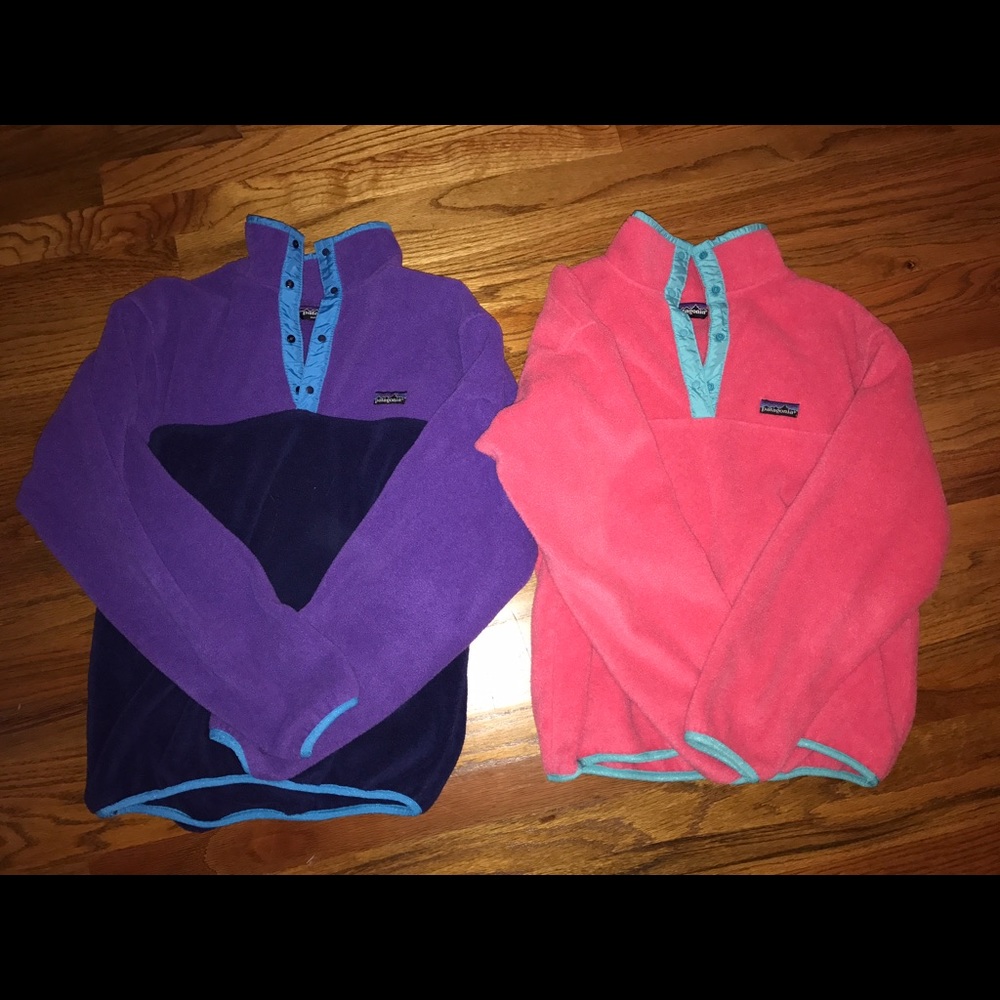 Lot of TWO Patagonia Snap Pullovers MEDIUMS