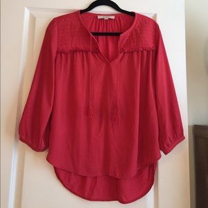 LOFT Mixed Media Top