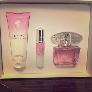 Versace bright crystal 3 piece set