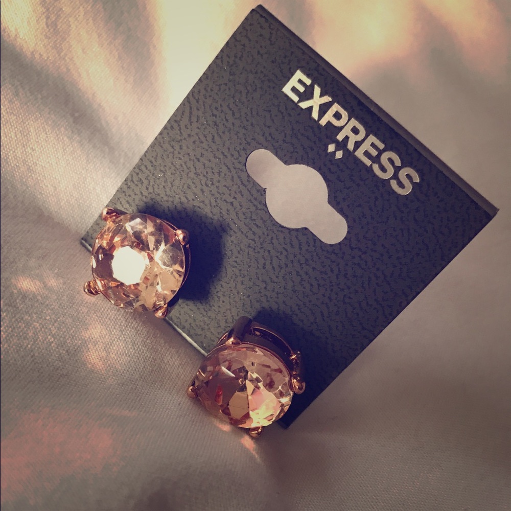Large Rose Gold Studs