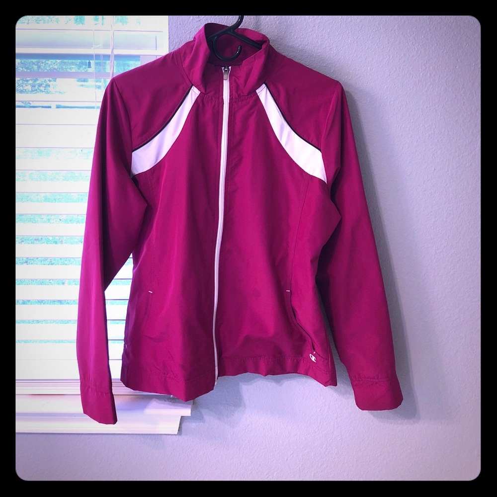 GUC Champion Medium Hot Pink & White Wind Breaker
