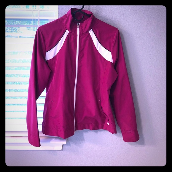 GUC Champion Medium Hot Pink & White Wind Breaker - Picture 1 of 8