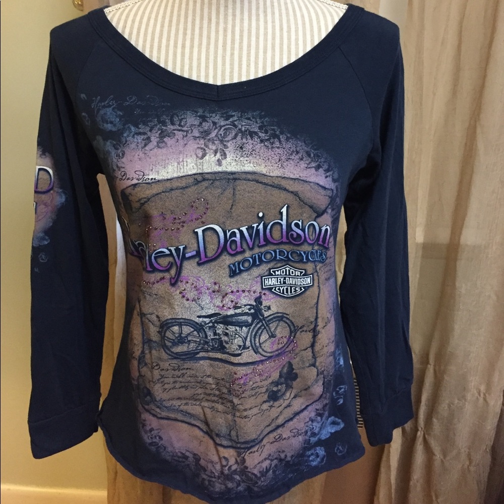 Long sleeve Harley Davidson tee