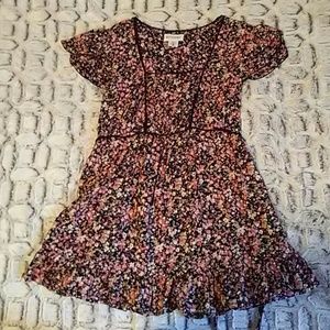 Motherhood maternity high waisted peasant blouse