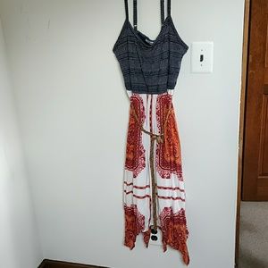 Maurices Plus bandana print belted dress 1 14 16