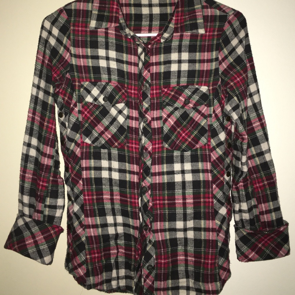 Flannel Shirt Small Button Down Drew