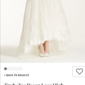 Designer wedding gown.