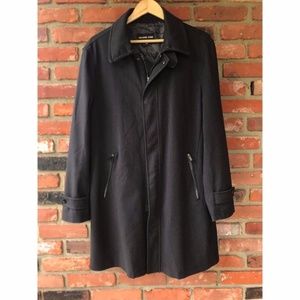 Michael Kors - Long Full Zip Grey Winter Coat