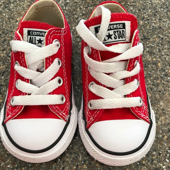 red converse toddler size 11
