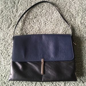Zara Cow Leather Shoulder/ Clutch Bag
