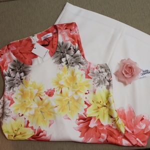 BRAND NEW Calvin Klein Floral Dress