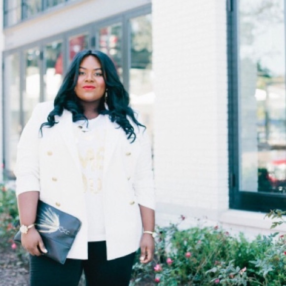 Jessica London Jackets & Blazers - Longline white blazer jacket