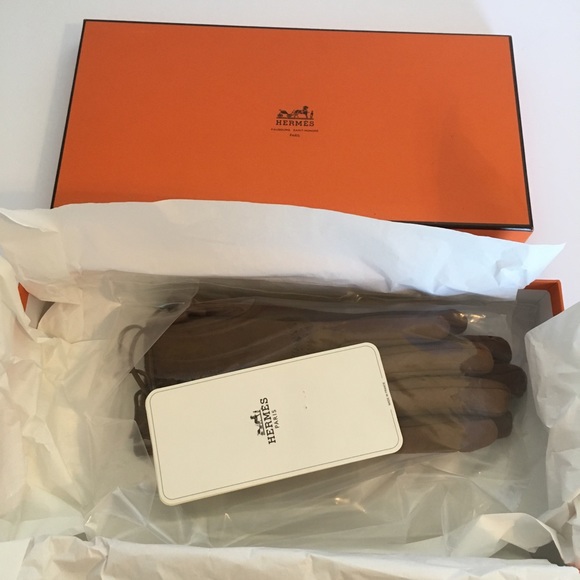 Hermès Gant Femme Frisson Bi Baby Lamb Gloves 7 - Picture 3 of 8