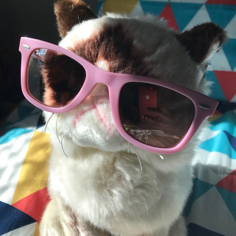 Rare lilac ray bans wayfarer style