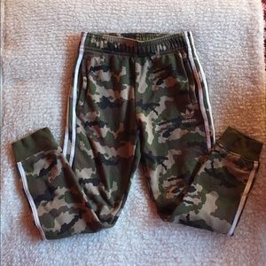 Boys Adidas Camo Joggers