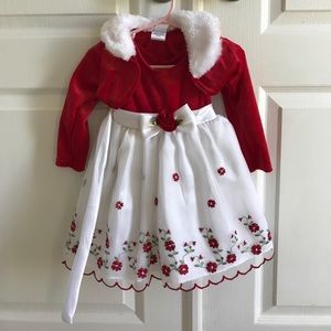 Infant Christmas dress size 18 mo
