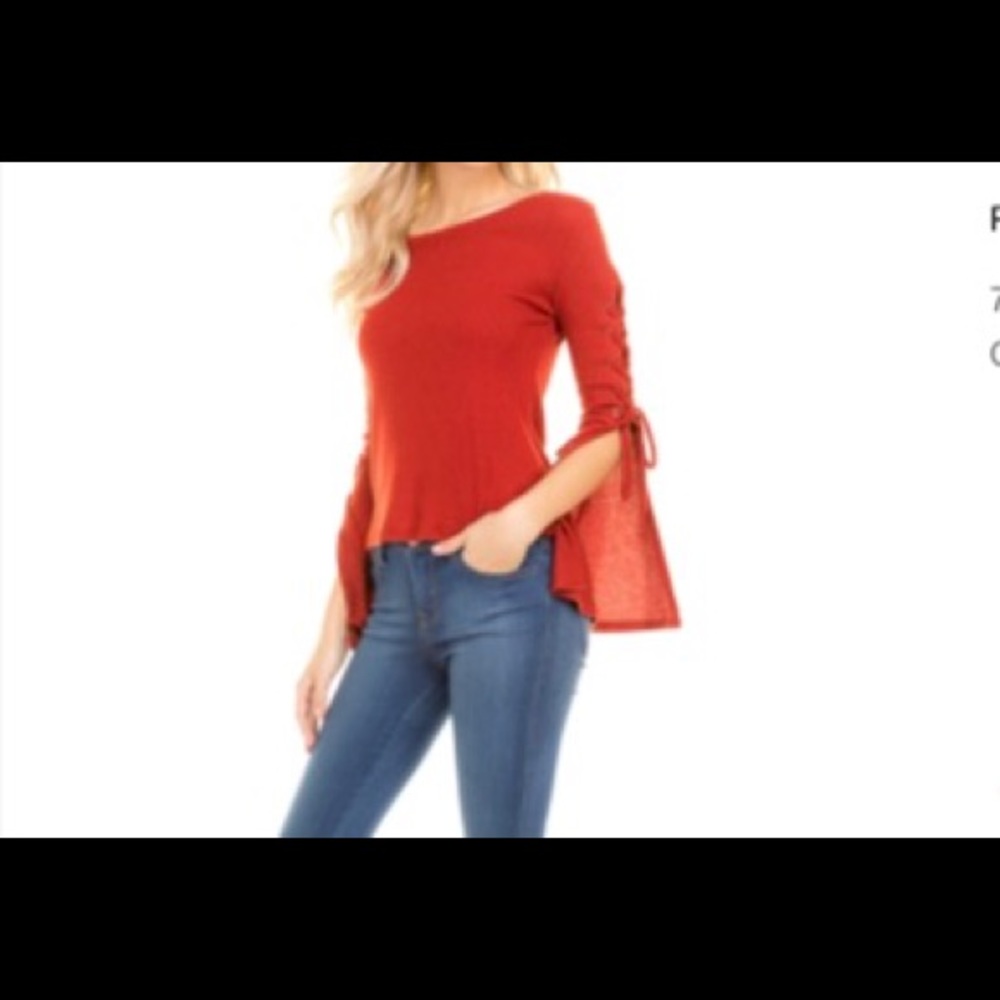 Bell Sleeved  Knit Top