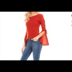 Bell Sleeved Knit Top