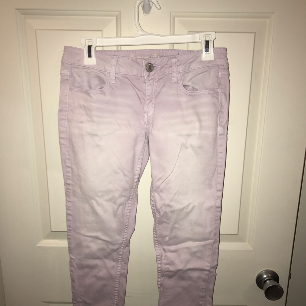 AMERICAN EAGLE lilac JEGGINGS **GREAT for SPRING**