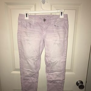 AMERICAN EAGLE lilac JEGGINGS **GREAT for SPRING**
