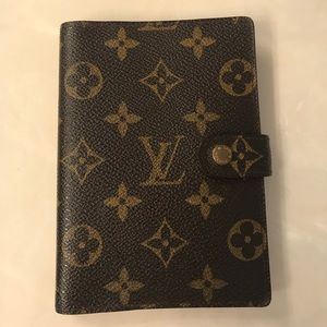 Authentic Louis Vuitton agenda/diary with pencil.