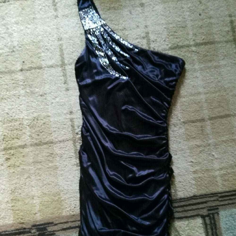 Black cocktail dress